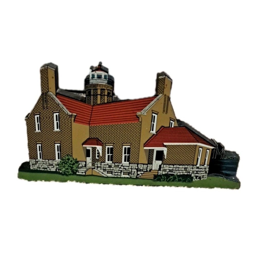 Vtg Sheila's Collectibles OLD MACKINAC POINT LIGHTHOUSE Mackinaw City, Mi., 1999 - Picture 3 of 3
